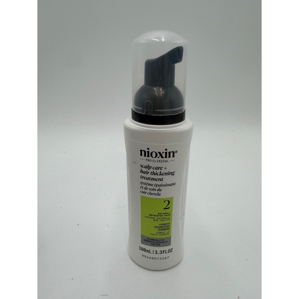 Nioxin System 2 Scalp Care Hair Thickening Treatment 3.3oz Natural Hair Thinning